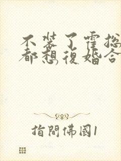 不装了霍总每天都想复婚合集