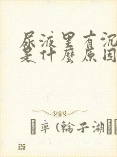 尿液里有沉淀物是什么原因