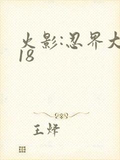 火影:忍界大战18