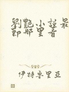 刘艳小说最新章节哪里看