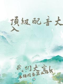 顶级配音大师收入