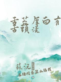 舌苔厚白有齿痕舌头淡