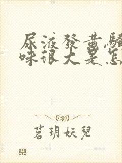 尿液发黄,骚臭味很大是怎么回事