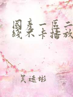 国产一区二区在线不卡播放