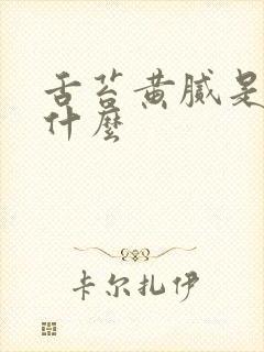 舌苔黄腻是因为什么