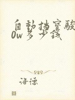 自动挡宝骏310w多少钱