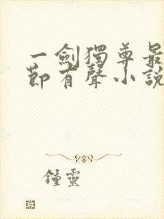 一剑独尊最新章节有声小说