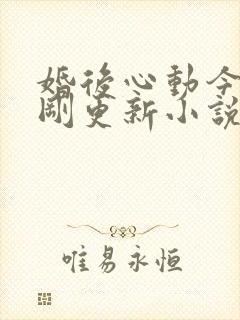 婚后心动今天刚刚更新小说txt