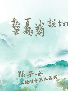 热夏小说txt笔趣阁
