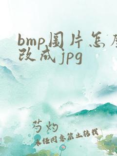 bmp图片怎么改成jpg