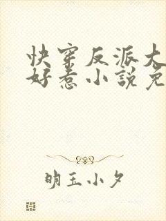 快穿反派大佬不好惹小说免费阅读