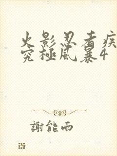 火影忍者疾风传究极风暴4