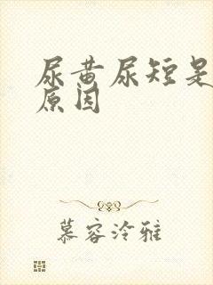 尿黄尿短是什么原因