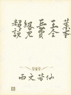 超级兵王叶谦小说免费全本阅读