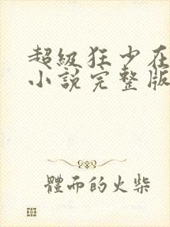 超级狂少在都市小说完整版免费阅读全文