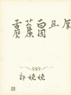 舌苔白且厚是什么原因