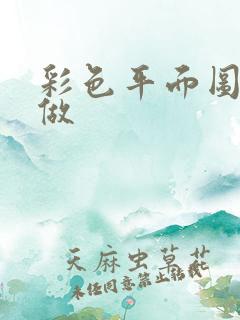 彩色平面图怎么做