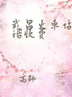 武昌火车站停车场收费