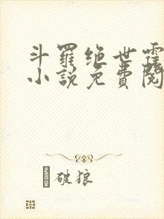 斗罗绝世霍雨儿小说免费阅读