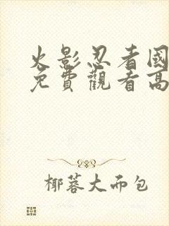 火影忍者国语版免费观看高清