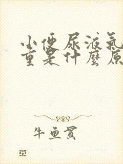 小便尿液气味很重是什么原因