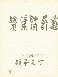 脸浮肿尿黄是什么原因引起的