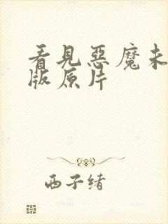 看见恶魔未删减版原片