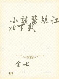 小说医统江山txt下载