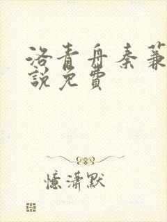 洛青舟秦蒹葭小说免费