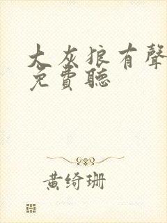 大灰狼有声小说免费听