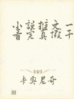 小说推文一口气看完真假千金