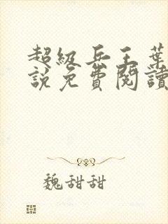 超级兵王叶谦小说免费阅读全文无删减