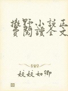 撒野小说正版免费阅读全文无弹窗