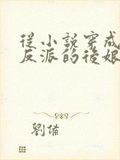 从小说穿成五个反派的后娘免费阅读