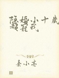 隐婚小十岁老公超宠我