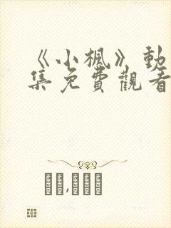 《小枫》动漫全集免费观看