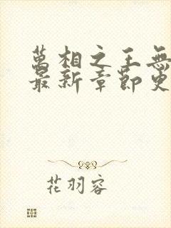 万相之王无弹窗最新章节更新内容