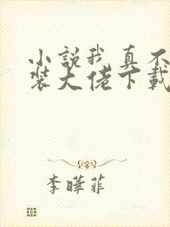 小说我真不是女装大佬下载