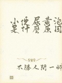 小便尿黄泡沫多是什么原因引起的