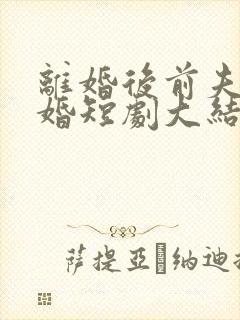 离婚后前夫求复婚短剧大结局