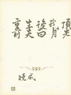 重生后我顶替了前夫白月光在线版