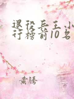 退役兵王小说排行榜前10名