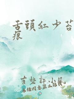 舌头红少苔有齿痕