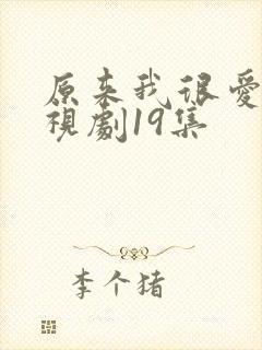 原来我很爱你电视剧19集