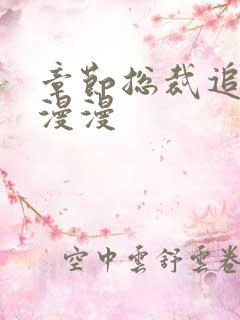 章节总裁追妻路漫漫