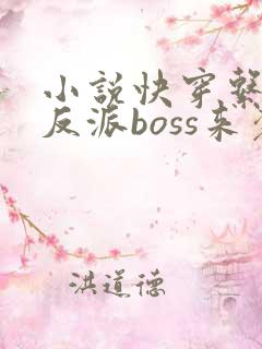 小说快穿系统之反派boss来袭