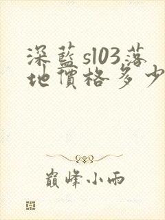 深蓝sl03落地价格多少