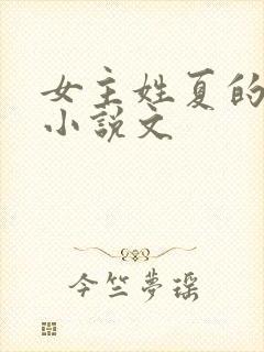 女主姓夏的重生小说文