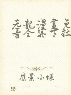 元龙漫画免费观看全集下拉式漫画