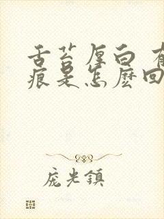 舌苔厚白 有齿痕是怎麽回事